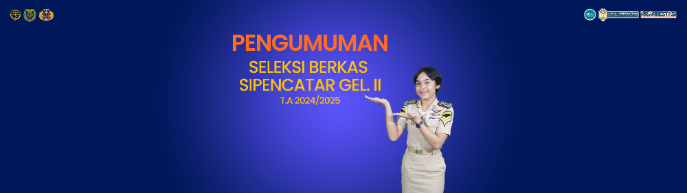 Pengumuman LULUS Seleksi Berkas Sipencatar Jalur Non Reguler Tahun Akademik 2024/2025 Gel 2