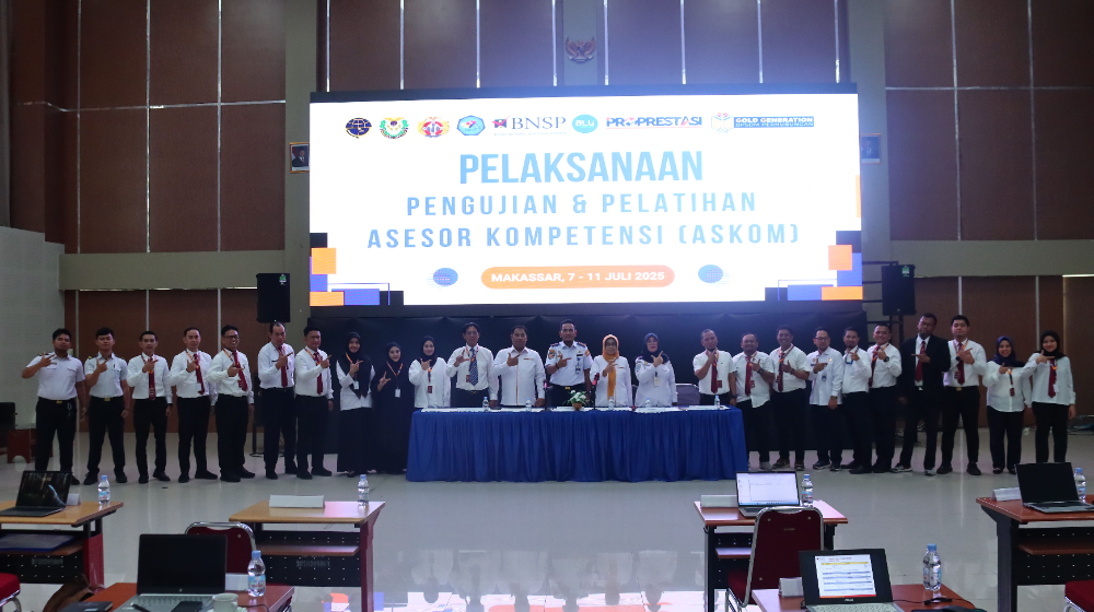 PIP Makassar Selenggarakan Pelatihan dan Pengujian Asesor Kompetensi (ASKOM)