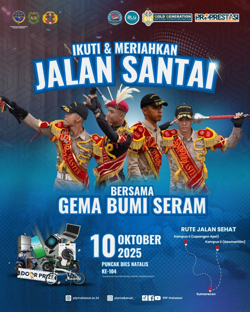 MENUJU DIES NATALIS KE-104 PIP MAKASSAR