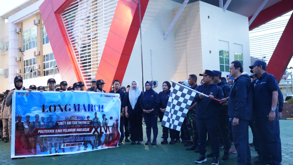 Long March Calon Taruna Angkatan XLVI PIP Makassar